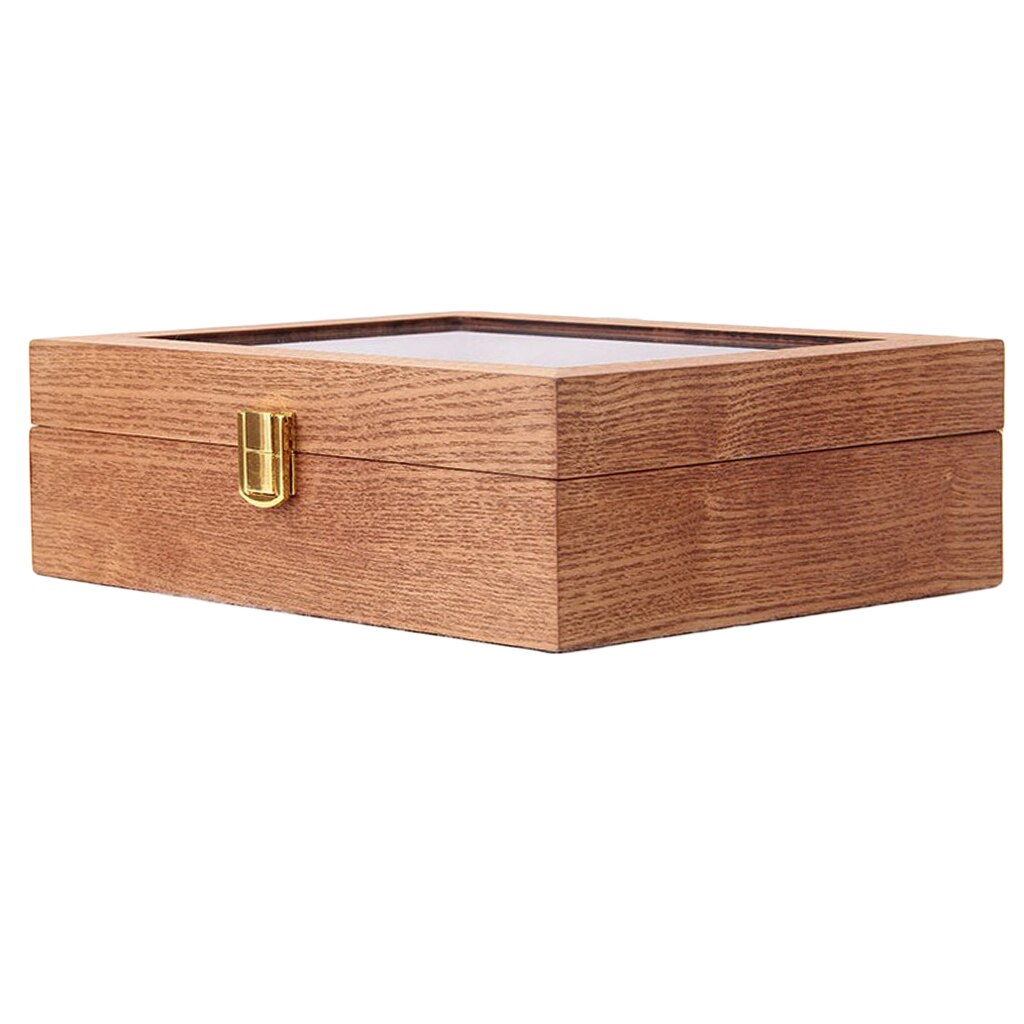 Men's Wrist Watch Box Portable Wooden Display Case Jewelry Storage Holder: 1