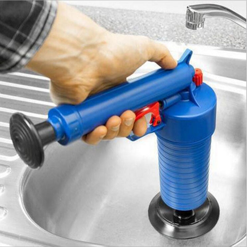 Wc Baggeren Riool Tool Shot Door Wc Pijp Verstopping Haar Zuig Haar Cleaner Air Druk Ontstopper Riool Reiniging