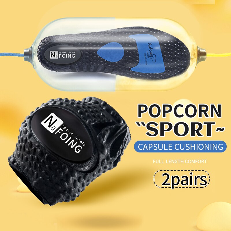 EVA – semelles orthopédiques pour chaussures, absorbe les chocs, déodorant, coussin respirant, pour pieds, hommes et femmes