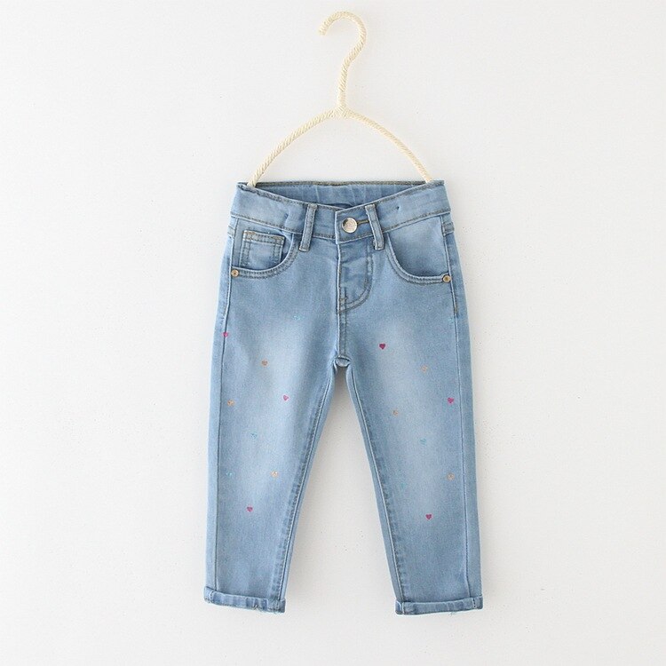 Lente Meisjes Jeans Kids Baby Jeans Voor Kinderen Jongens Meisjes Leggings Denim Broek Peuter Broek Meisjes Kinderen Broek Voor Jongen meisje 0-3Y