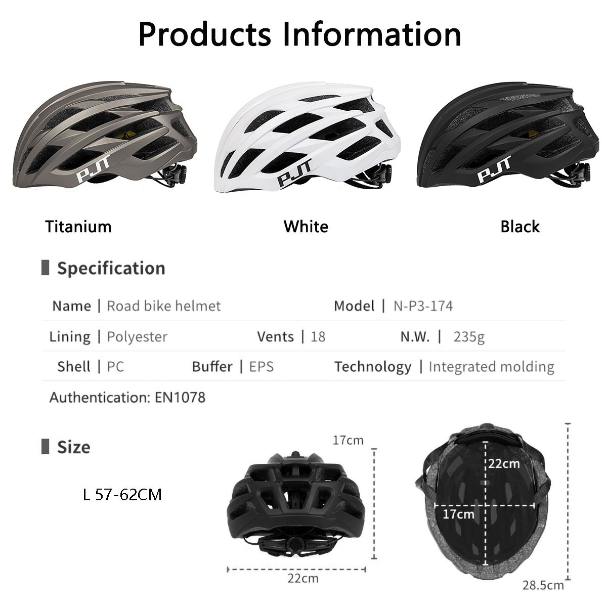 PJT Bicycle Helmet Men's Ultralight Taillight LED MTB Road Bike Helmet Cycling Motorcycle Electric Scooter Safty Cycling Helmet