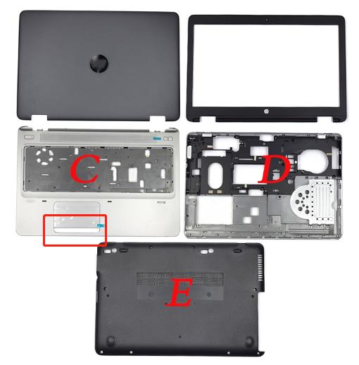 Écran LCD pour ordinateur portable HP Probook 650 G2 655 G2 G3, coque arrière/avant/lunette/charnières/repose-paume/boîtier inférieur d'origine, 840724 – 001, 840726-001