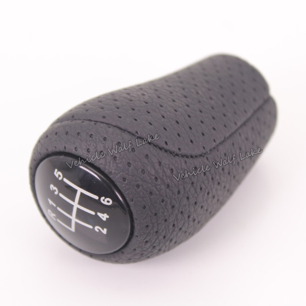 Black 6 speed gear shift stick knob For MAZDA 6 II GH Car-styling 2007