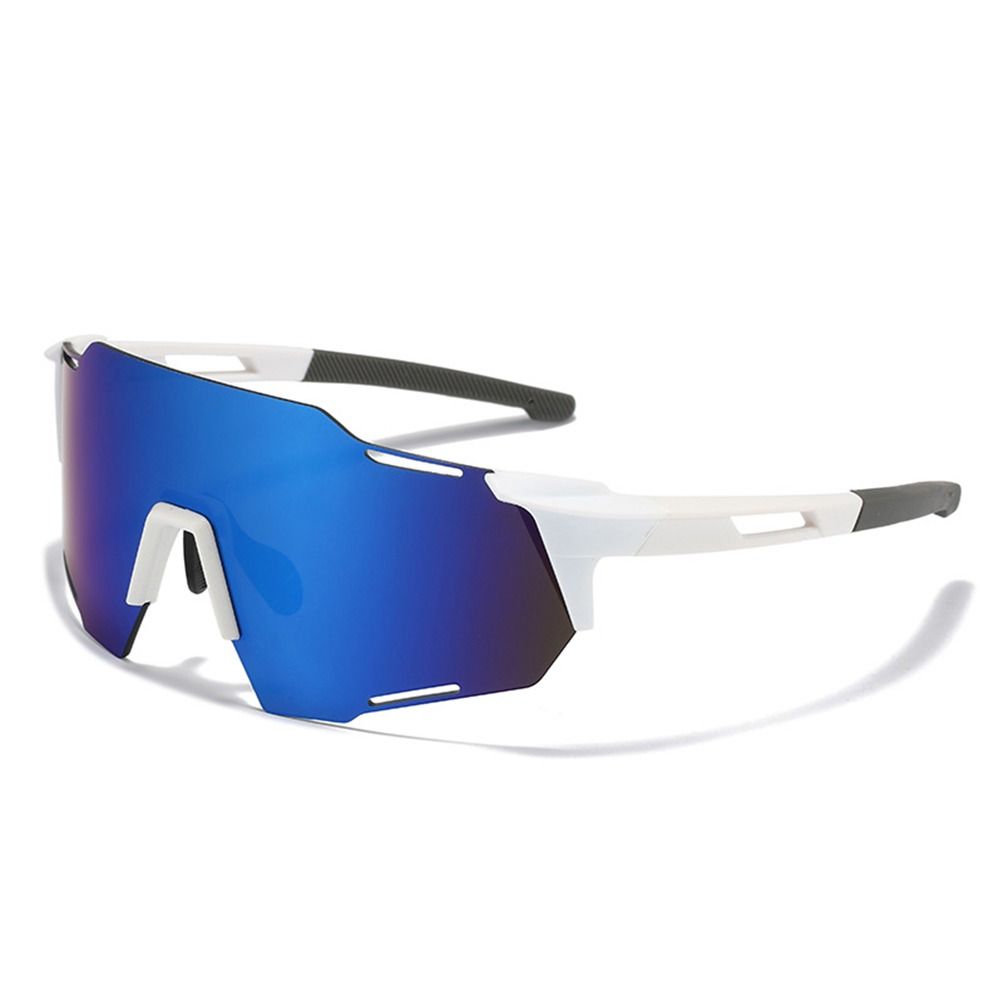 2024 Sportzonnebril Voor Dames Heren Buiten UV-Bescherming Winddichte Bril Fietsbril Off-Road Motorfiets Fietsbril: Paars