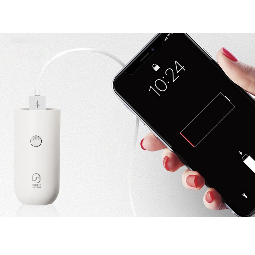 Clean Capsule C30 6-in-1 Multifunctional Mini Cordless Handheld Vacuum Cleaner Rechargeable 4500Pa Strong Suction Home and Car