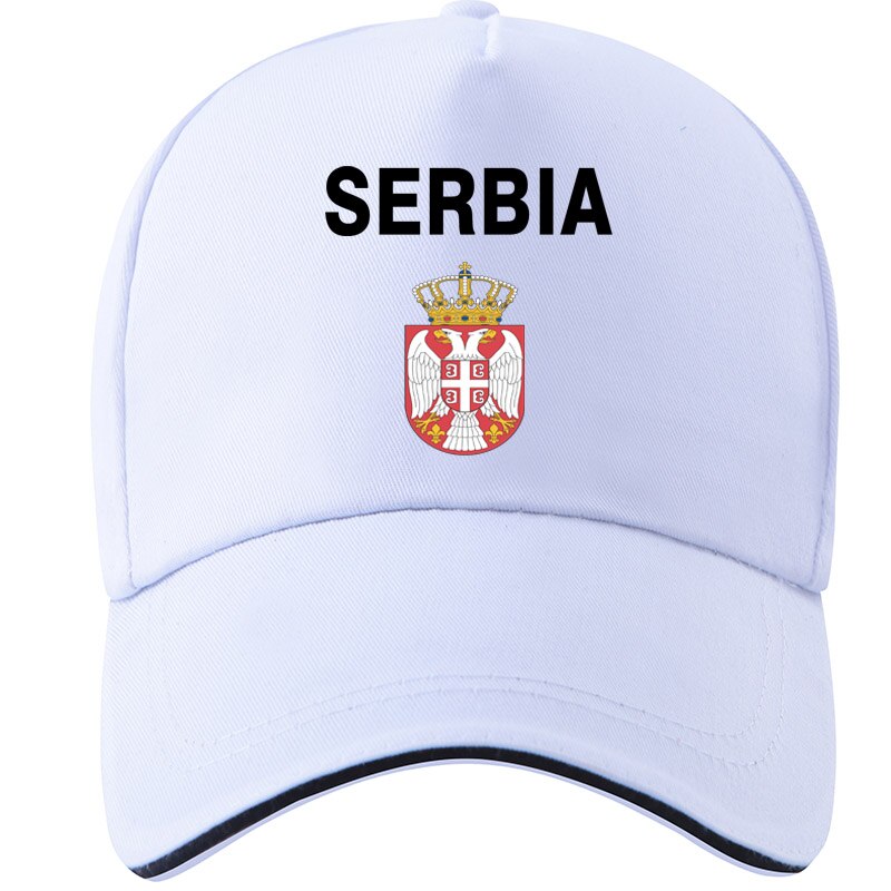 SERBIA repubblica cap fai da te di trasporto custom made nome numero di srbija SRB cappello srpski nazione bandiera serbien college stampa foto berretto da baseball cap