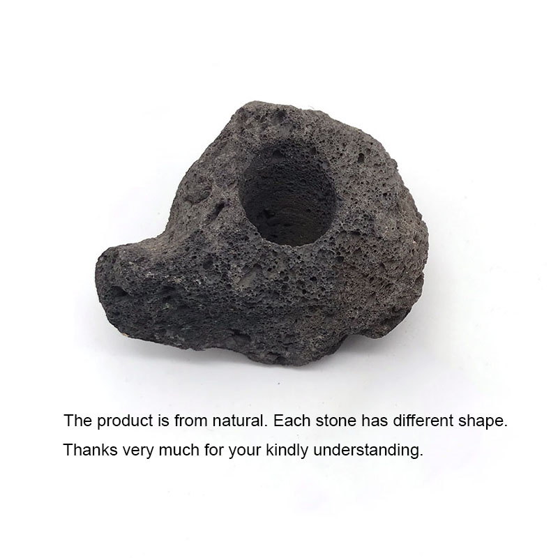 Decoración de acuario volcánico, maceta de fijación de plantas para pecera, plantas de agua de lunares, taza de plantación en maceta, accesorios para acuario, filtro negro: Negro