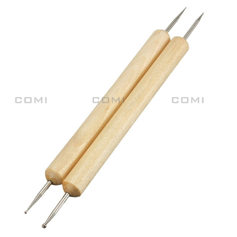 3Pcs Ball Styluses Tool Set for Embossing Pattern Clay Sculpting Modeling Making Polymer Ceramic Tools Kit Playdough Tool