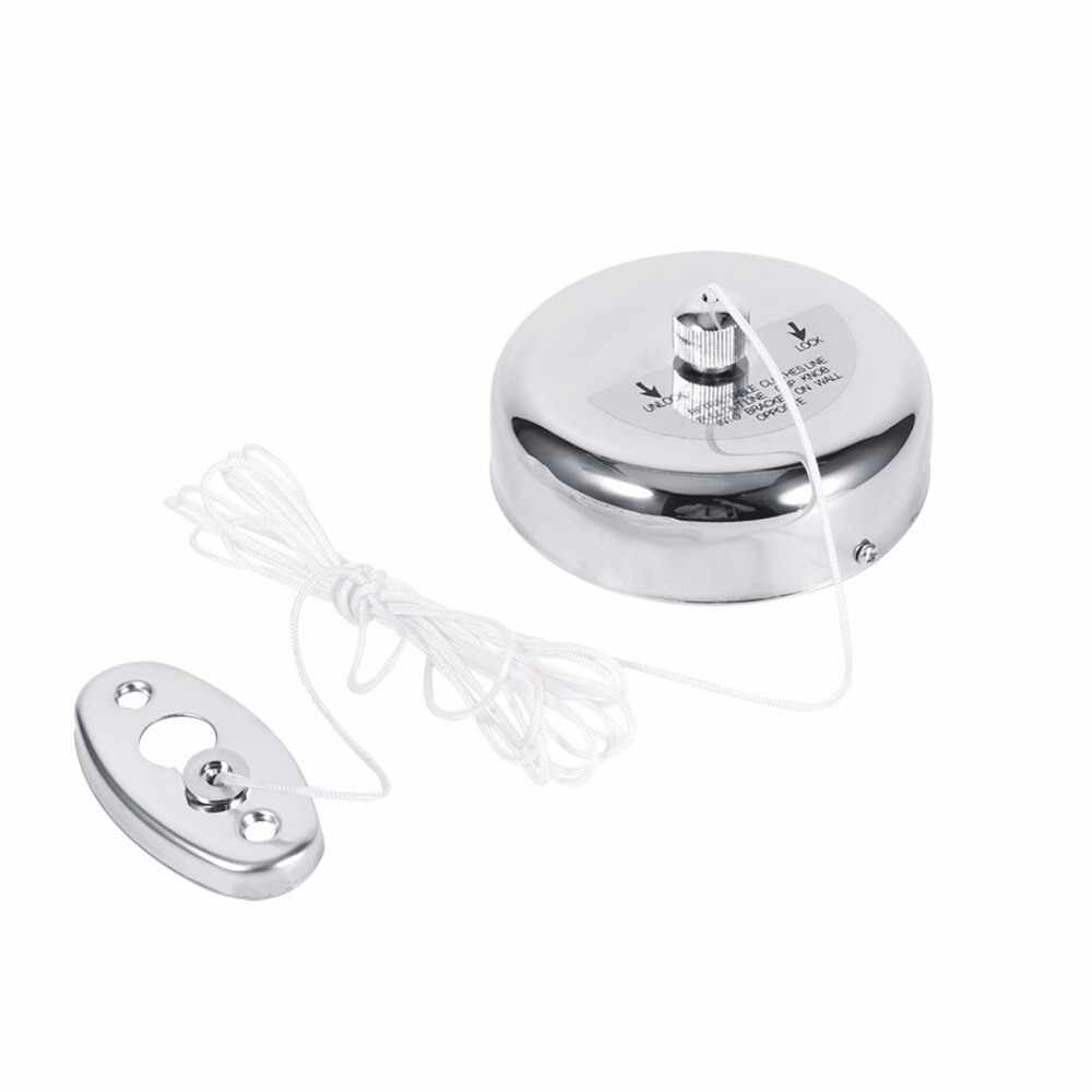 Stainless Steel Retractable Clothes Line Dryer Indoor Outdoor Laundry Single Clothesline Home