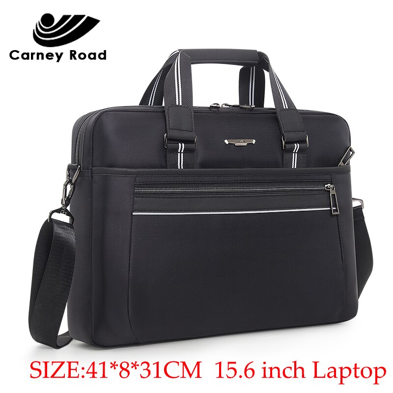 Merk waterdichte aktetas oxford 15.6 inch laptoptas casual heren handtas dagelijks dragen schoudertas
