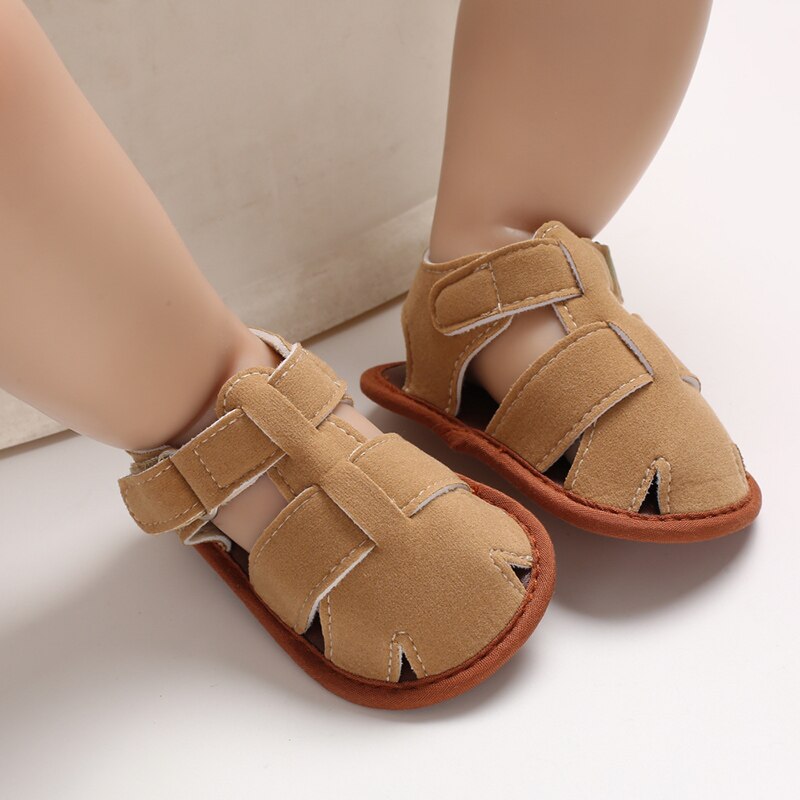 Zxp baby newborn soft crib sole læder sko pige dreng kid toddler prewalker sandaler: Lavvandet abrikos / 12