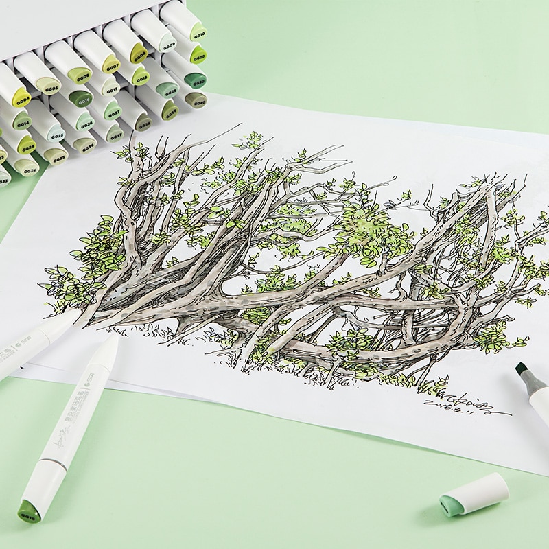 Professionele Art Markers Kunstenaar Promarker Marker Pennen Set