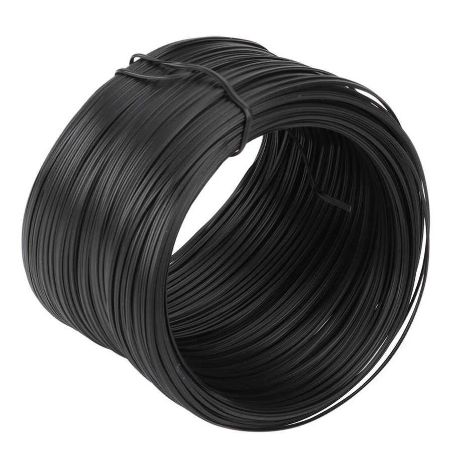 Galvanized Iron Wire Tie Plant Twist Ties Multifunctional Black Twist Wire Hand‑Made Grape Branch Ties 0.55mm 100meter