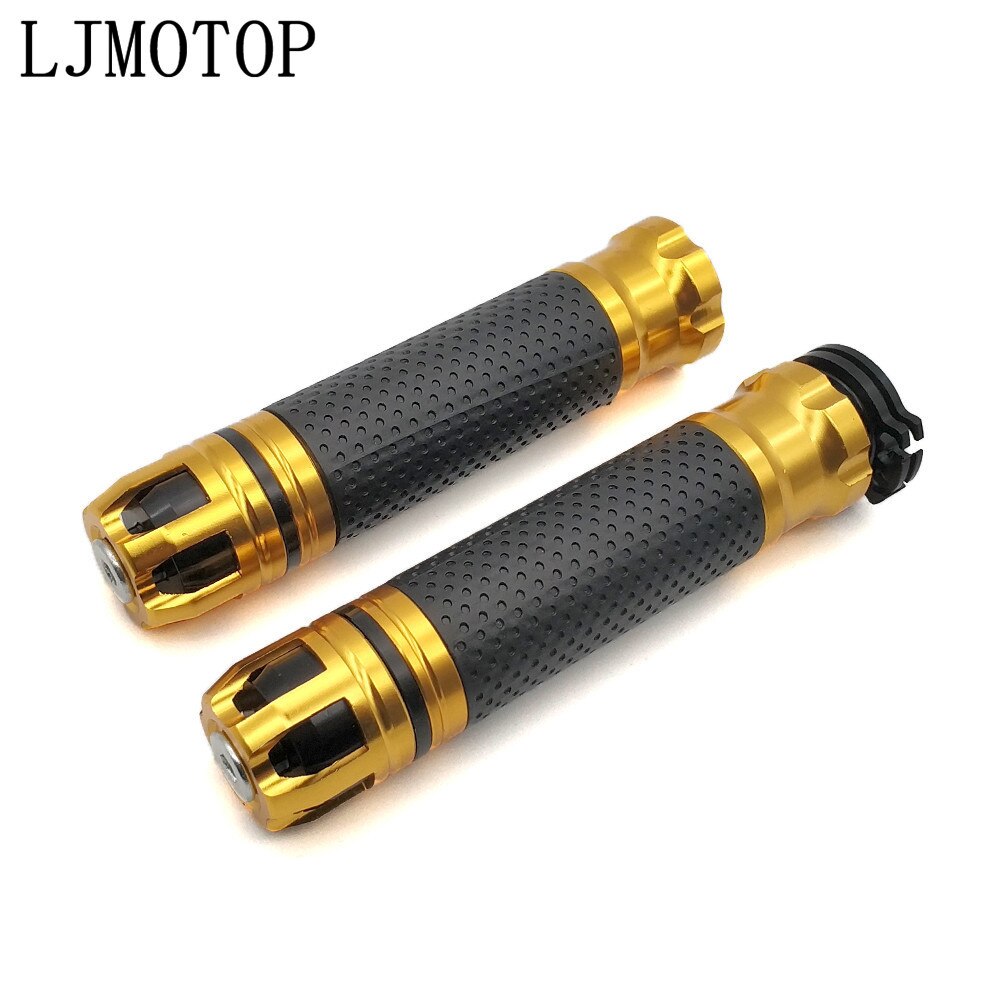 7/8 22mm CNC Motorfiets Stuur Uiteinden Handvat Bar Grips