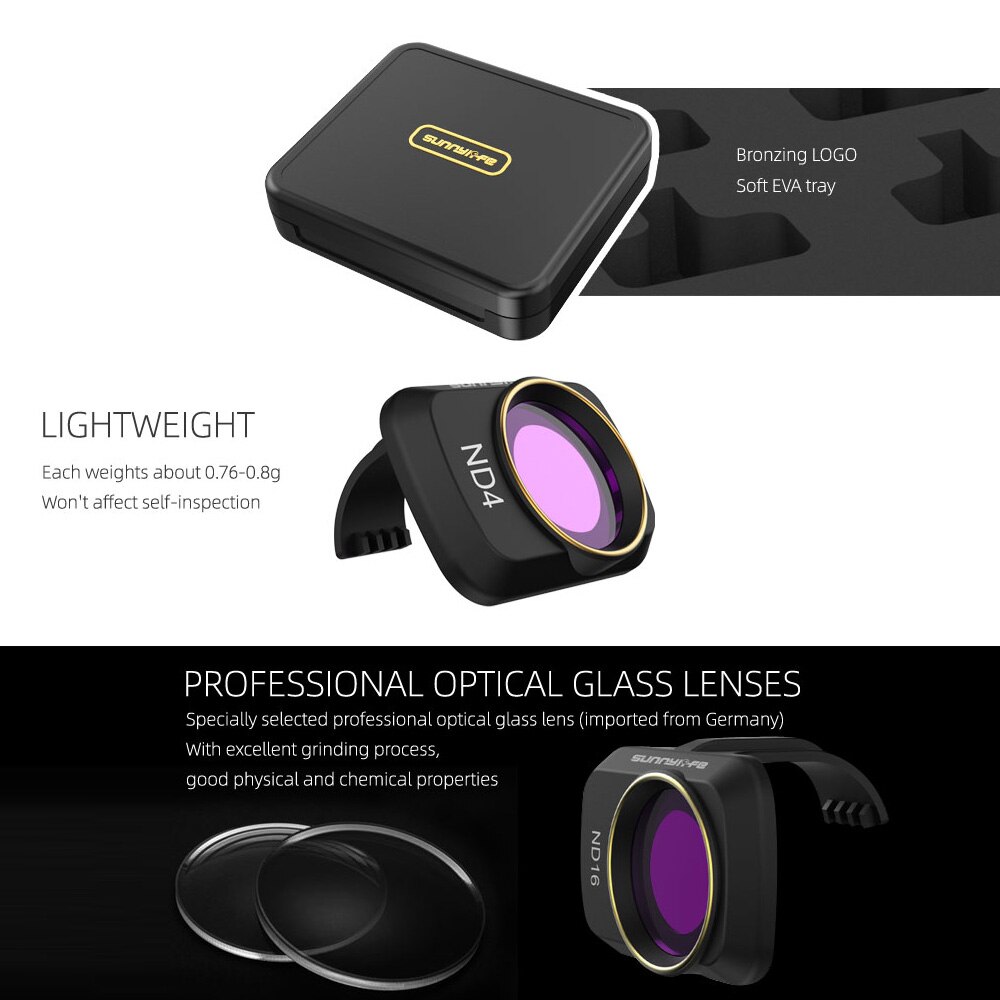 6 IN 1 Filter für DJI Mini 2 Drone UV CPL ND CPL ND NDPL4/8/16/32 Kamera objektiv Protector für DJI Mavic Mini Drone Zubehör