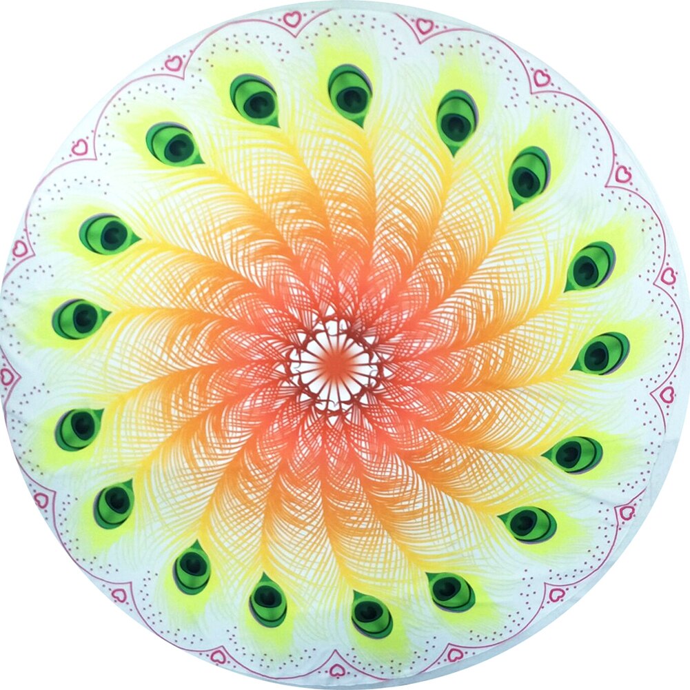 Mandala Ronde Tapestry Zomer Strand Picknick Gooien Tapijt Deken Bohemen Matten Handdoeken Badhanddoeken: 4