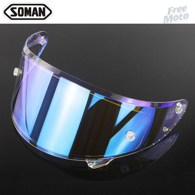 SOMAN-visera solar para casco de motocicleta SOMAN 961 X7 X8, protección solar UV, antideslumbrante, accesorios para casco de motocicleta