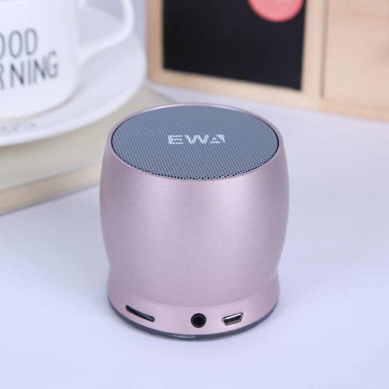 Ewa A150 Draagbare Draadloze Bluetooth Speaker Hand Gratis Bellen Kleine Speakers Zware Bas Draadloze Bluetooth Stereo Telefoon Speaker: Rose Gold