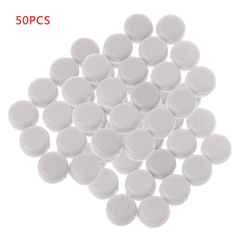 50 Stuks Baby Rammelaar Doos Ballen Jingle Bells Squeeze Sound Noise Maker Insert Squeakers Voor Diy Huisdier Speelgoed Dier Marionet pop: 15mm