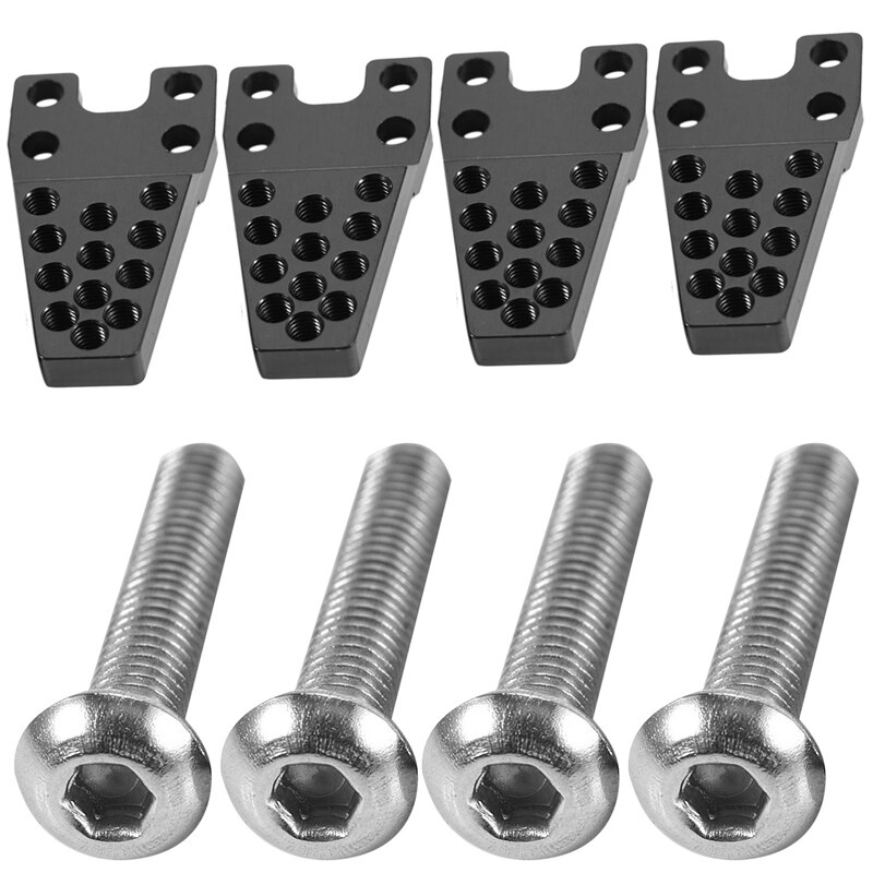 4 stuks voor scx 10 aluminium schokdemper lift surge stoelverstelling stoel-hr axiale scx 10 onderste schokdemper liftkit