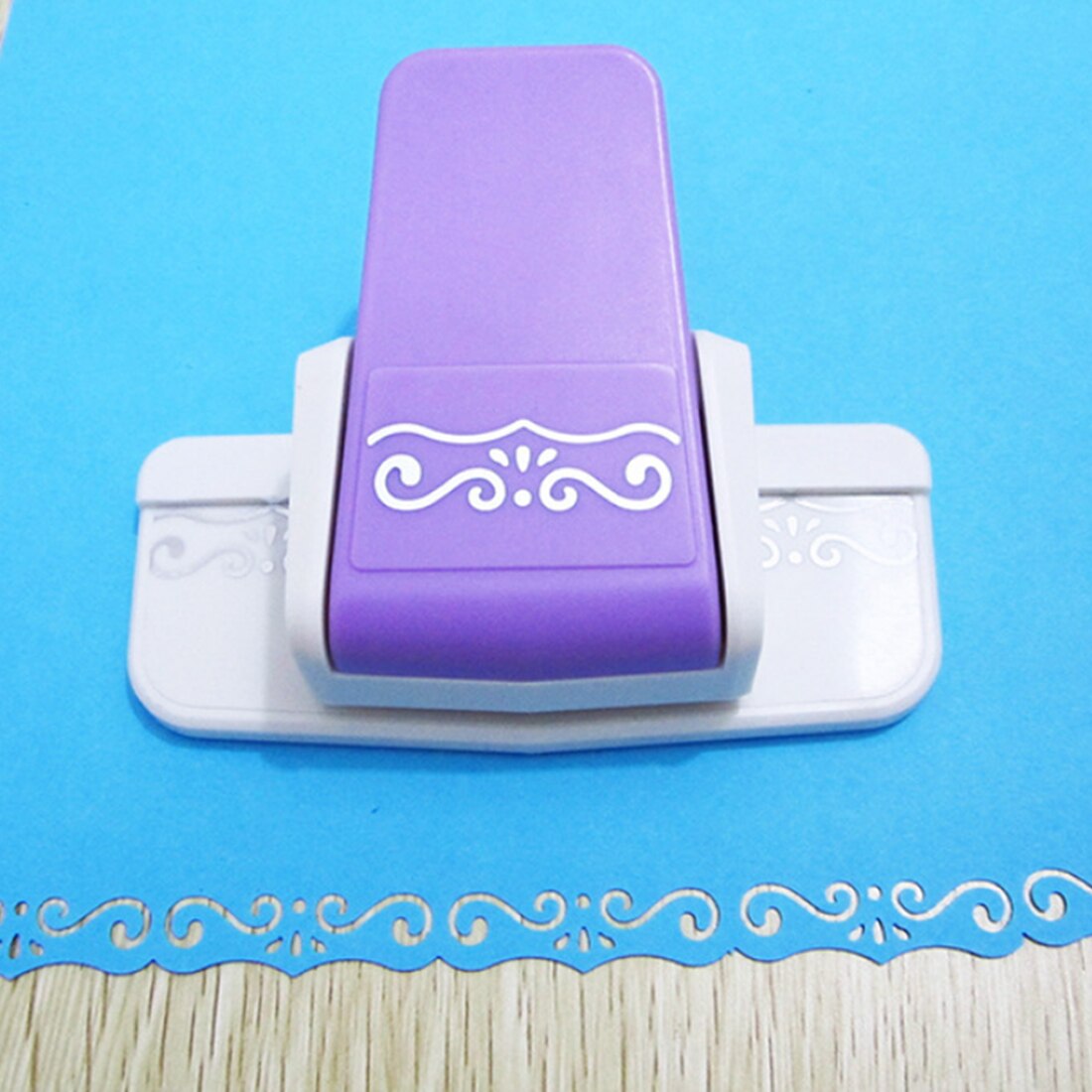Punch scrapbooking handmade edge device DIY paper cutter craft Handmade fancy border punch S flower embossing: ruyi