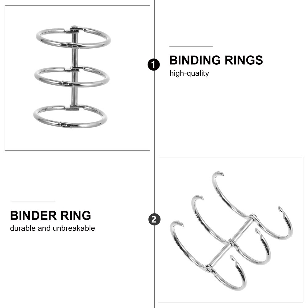 10Pcs Losbladige Notebook Coils Binding Coils Schrijven Notebook Ringband