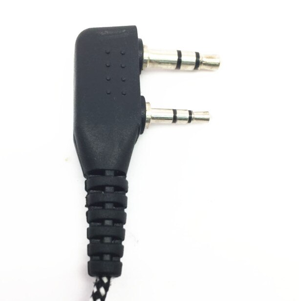 10 sztuk z drutu, czarny słuchawki robić obsługi Kenwood TK2107 TK3107 TK278 BAOFENG UV-5R Wouxun KG-UVD1P TYT