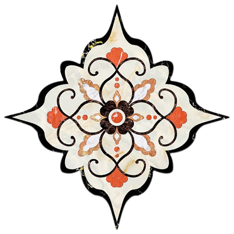 36Pcs Tile Diagonal Sticker Living Room Tile Decals Bathroom Waterproof Floor Sticker