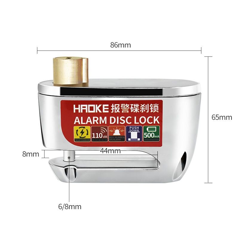 Alarm Disc Lock Motorcycle Motorbike Accessories Alarm Disc Lock Waterproof Motorcycle Disco Candado Moto Alarm Locks