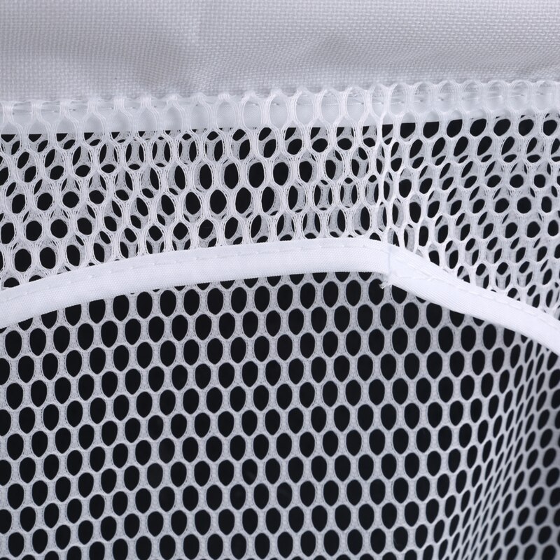 1PCS Mesh Laundry Hamper Folding Hanging Storage Basket Portable Space Saving Bag Suitable For Cleaning