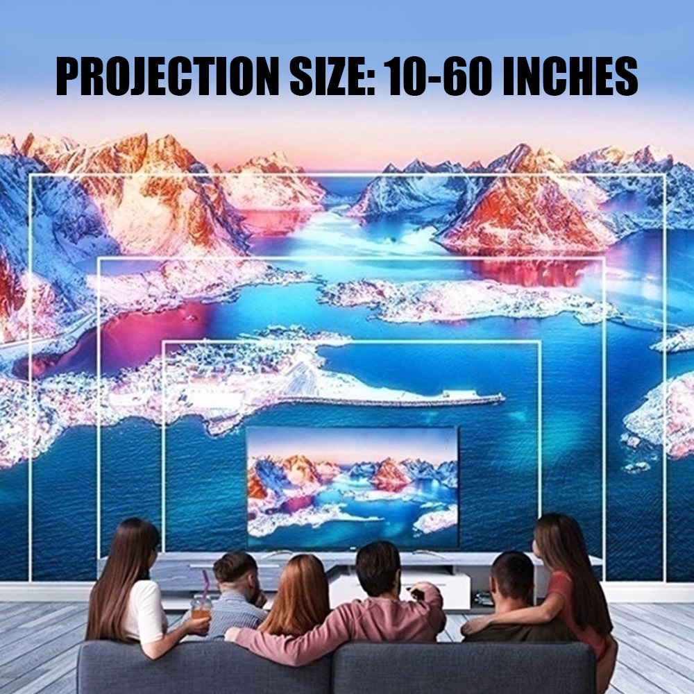 UNIC UC28CB 1080P Portable LED Projector Cinema Theater Mini Projector USB/SD/AV Input Mini Entertainment Projector family