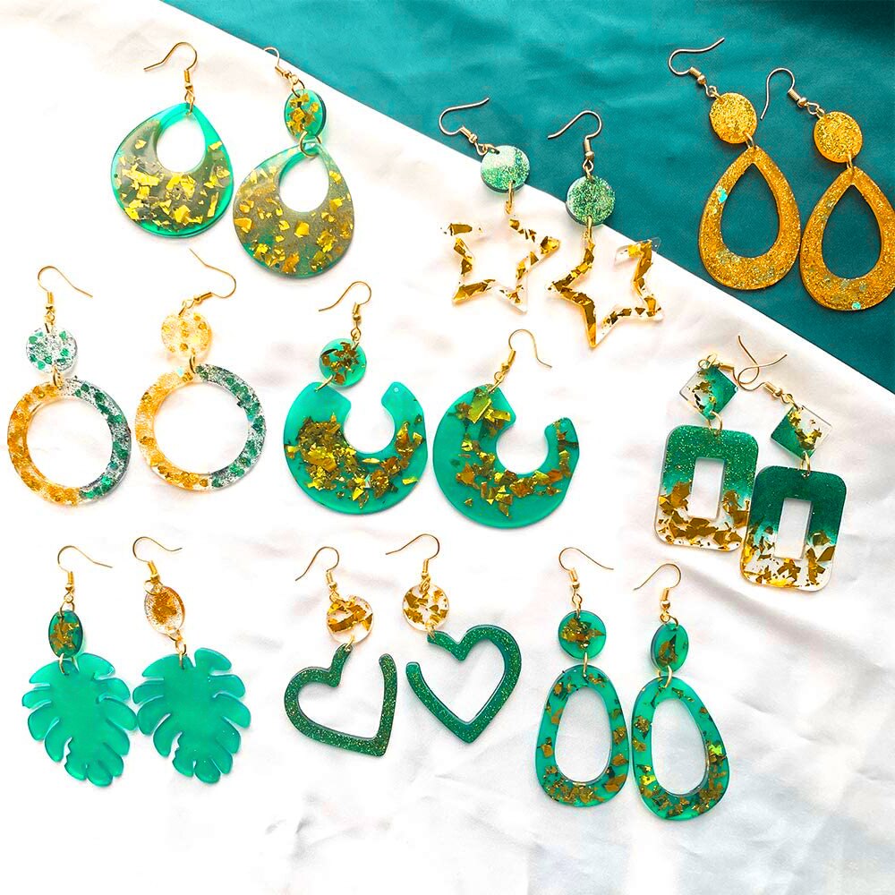 Mixed Style Jewelry Epoxy Casting Molds Tools Set Grandado