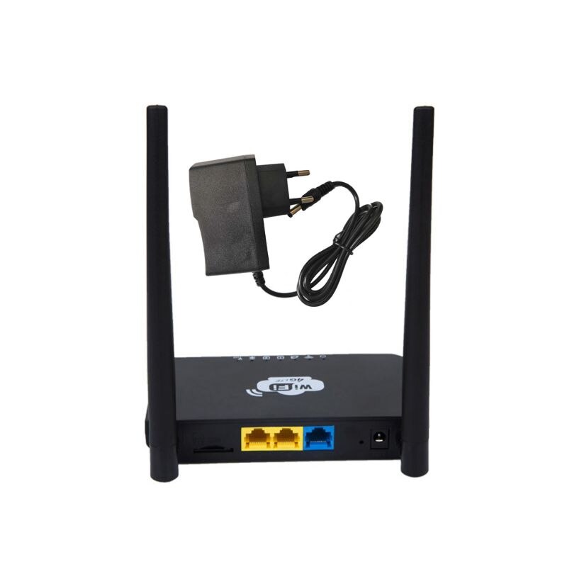 Eu Ons Draadloze Cpe 3G 4G Wifi Router Draagbare Gateway Fdd Lte Wcdmaglobal Unlock Externe Antennes Sim-kaart slot Wan/Lan-poort: EU-BK