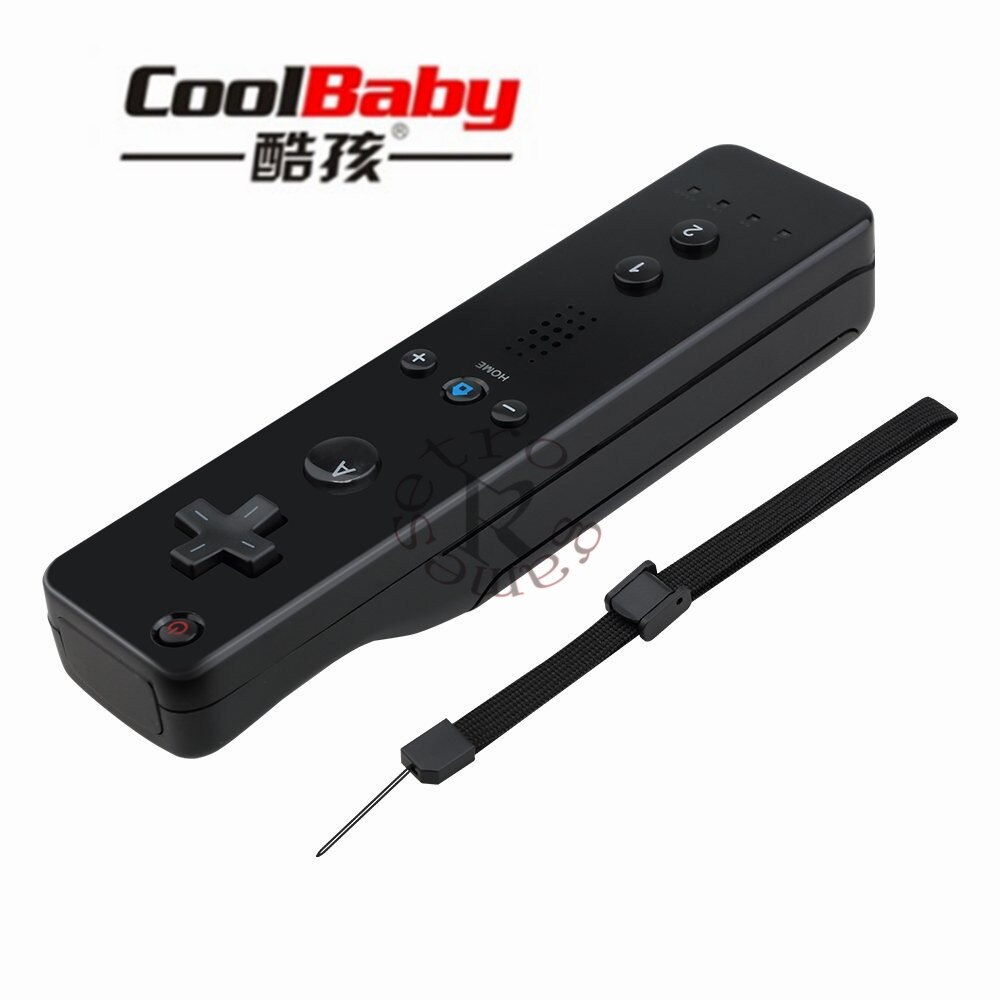 Pro Wired Shock Game Controller Gamepad game remote controller For Nintendo Wii + Case Skin