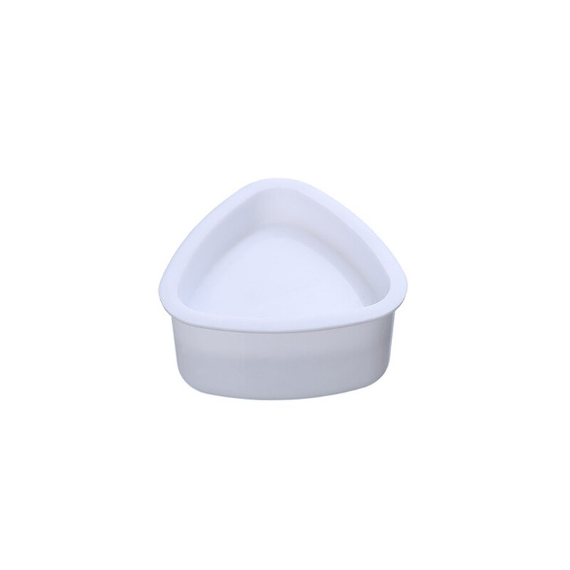Molde Triangular para hacer Sushi, bola de arroz japonesa, prensa Triangular para comida, DIY, máquina para hacer Sushi, accesorios de cocina: small white