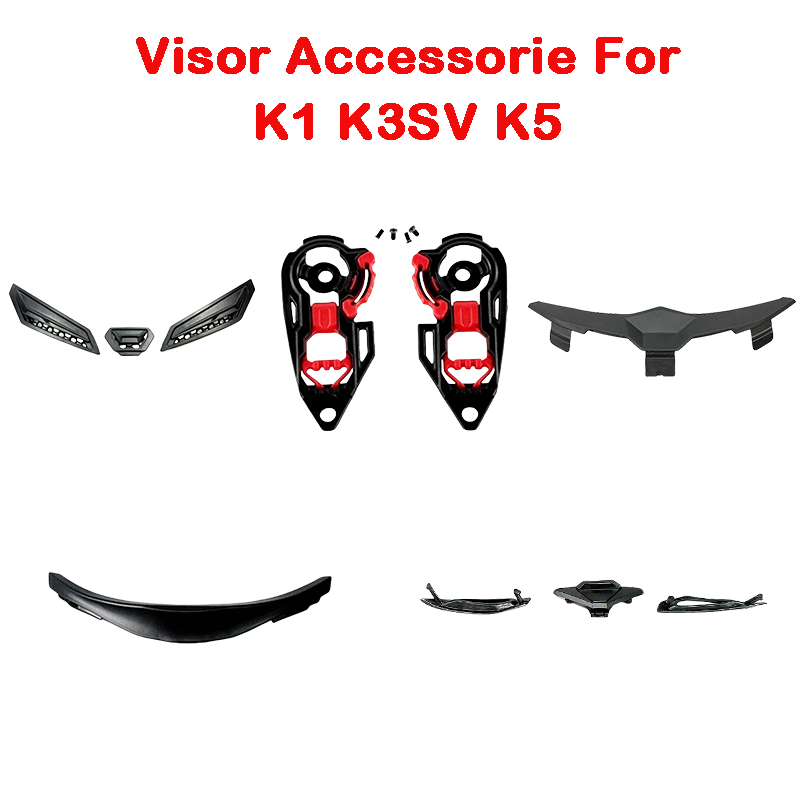 Accesorios Para casco de motocicleta AGV K1 K3 K3SV K5 K5S, almohadilla de forro, Protector de nariz y barbilla, Accesorios de ventilación Para Moto