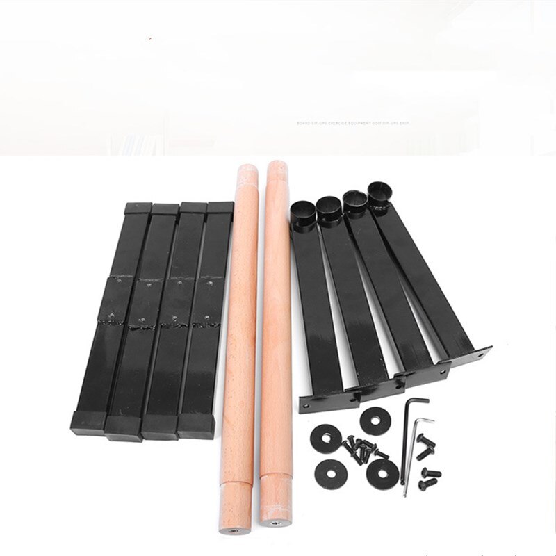 Barras paralelas de Fitness para gimnasio, soporte de madera de acero para flexiones, barra de soporte para entrenamiento muscular, equipo de ejercicio con mango de agarre