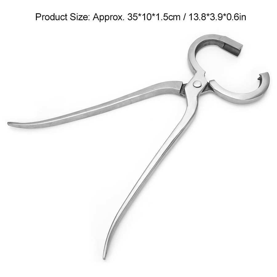 Cattle Cow Nose Ring Metal Punching Plier for Animals Livestock Equipment Pulling Tools Practical Cattle Livestock Metal Cattle