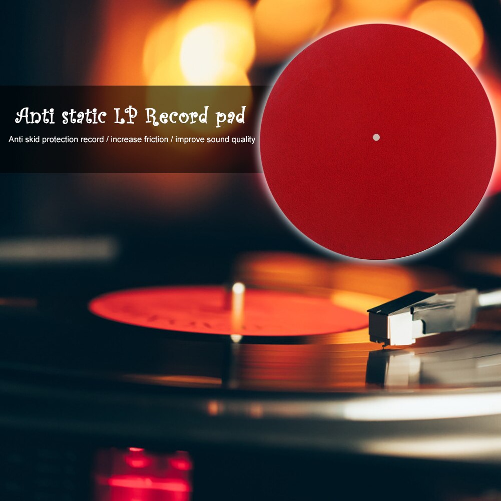 Felt Turntable Platter Mat Audiophile Anti-Static LP Vinyl Turntable Record Player Pad for Phonographs Record Slipmat
