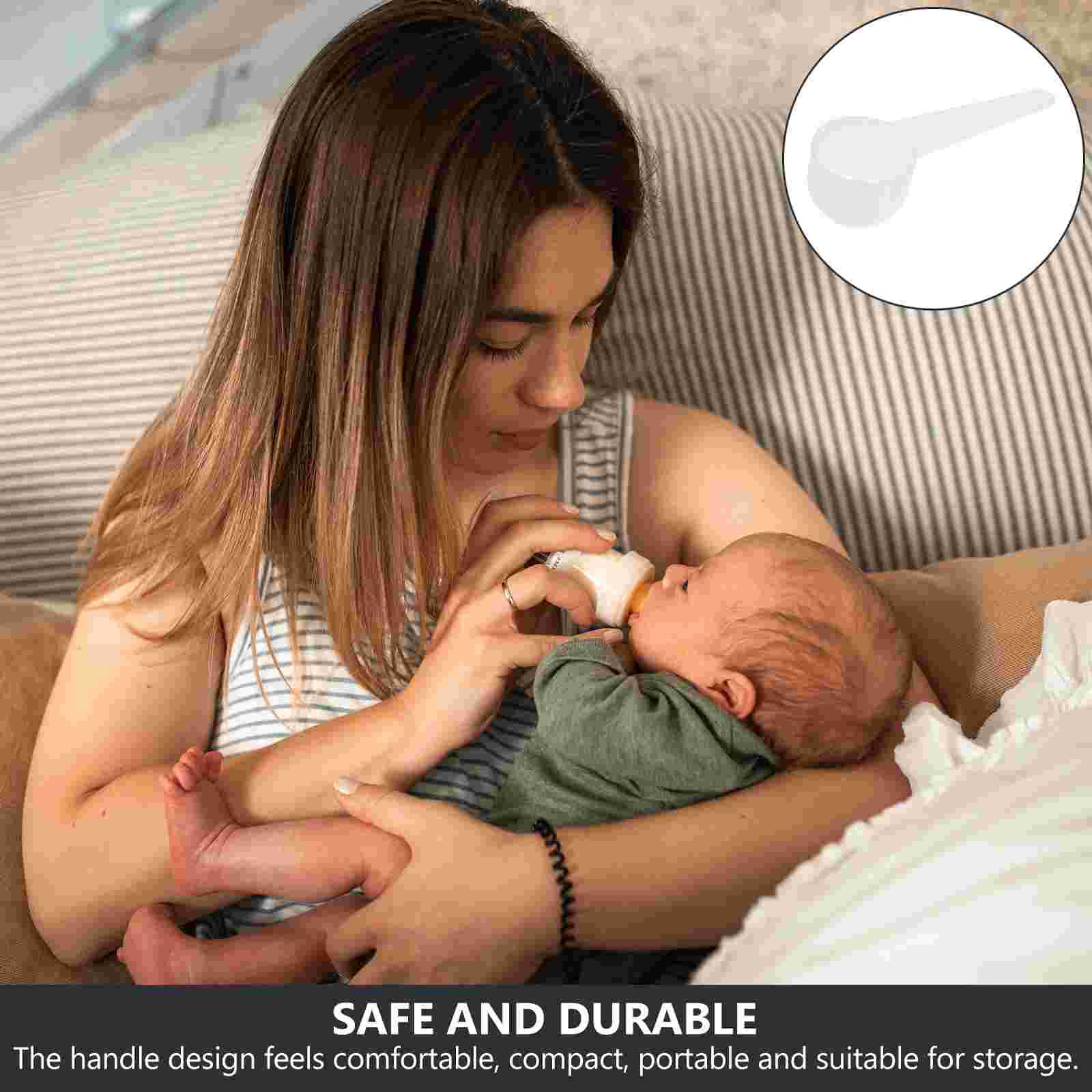 25Pcs Measuring Spoon Protein Powder Scoop Small Plastic Scoop Newborn Supplies