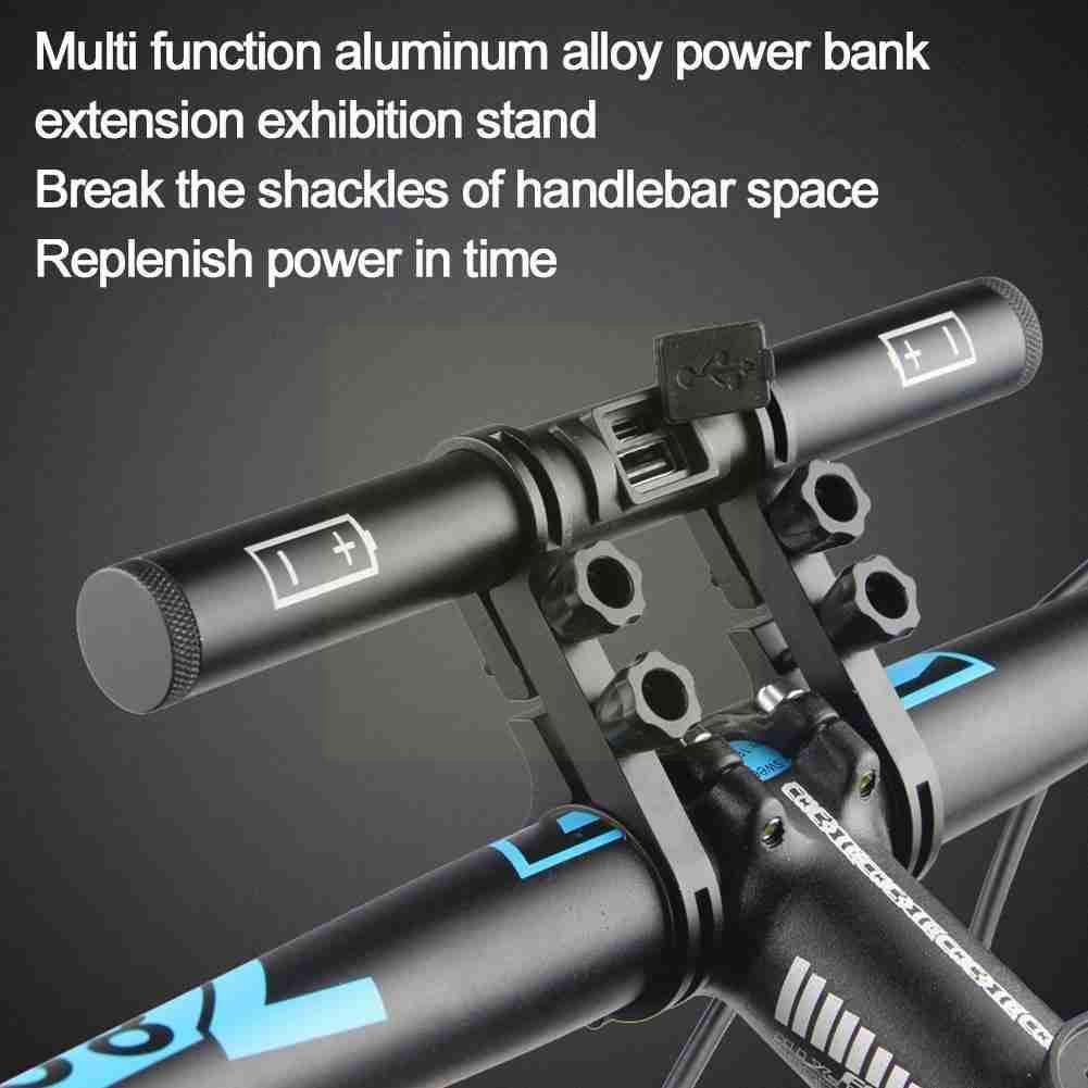 Mobile Power Bicycle Handlebar Extension Bracket Bicycle Bracket Charging Light Computer Mobile Bracket Phone Bracket Front I7I9