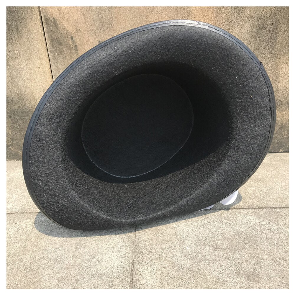 Men Women Handmade Steampunk Top Hat Magic Hat Bowler Hat Punk Cosplay Fedora Hat Size 57CM Steampunk Hat