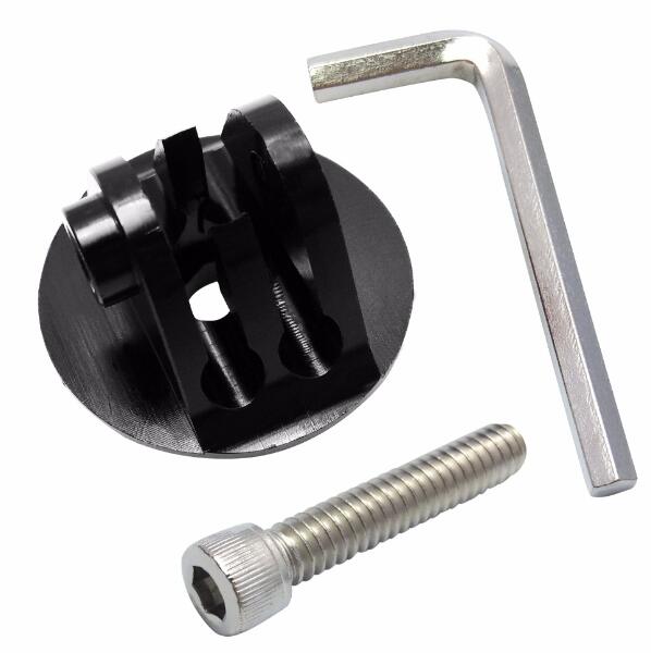 SHOOT alliage d'aluminium vélo vélo casque capuchon supérieur adaptateur monture pour GoPro Hero 9 8 7 5 Sjcam Xiaomi Yi 4K Lite Go Pro accessoire: Default Title