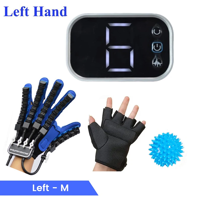 Handrevalidatie Robot Fysiotherapie Handschoenen Hemiplegie Apparaat Beroerte Recovery Apparatuur Linker Rechterhand Therapie Massage Handschoen: Ivoor
