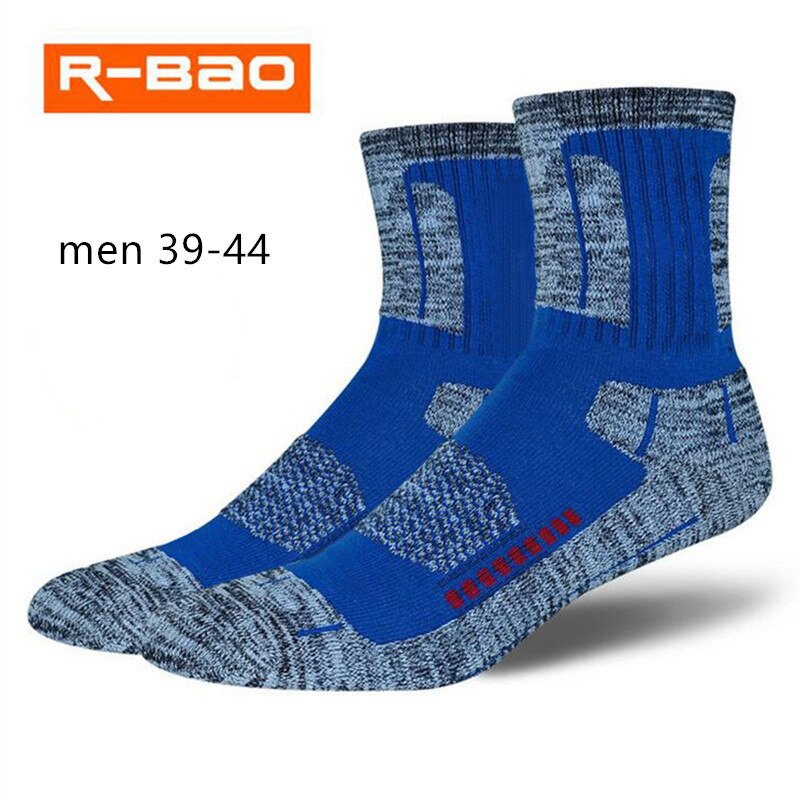 Women Men Ski Socks Winter Warm Thermal Outdoor Running Sports Cycling Thermosocks Warmer Skiing Snowboard Socks: men blue 39-44