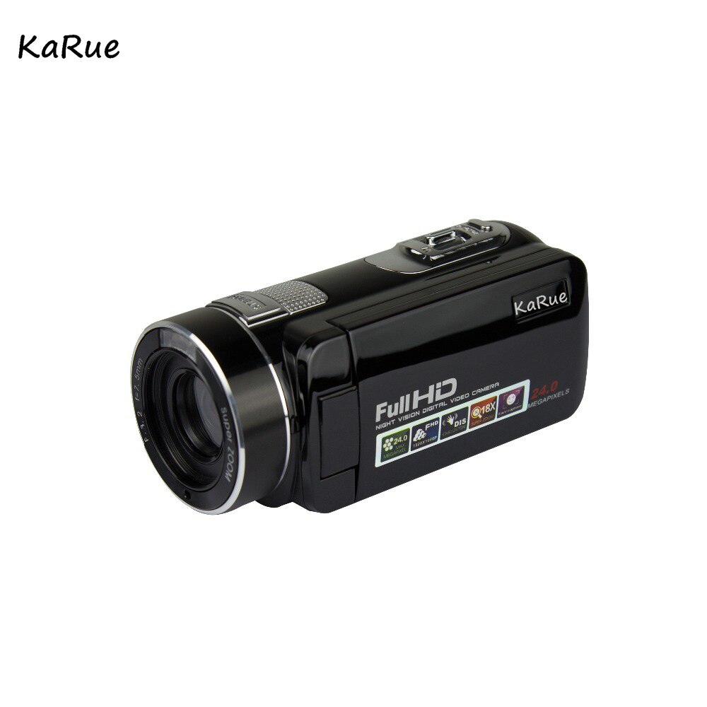 Digital Video Camera HDV-302P 24MP 1080P HD Digital Camera 16X Digital Zoom 3.0 Inch Anti-shake 3.0MP CMOS DV Camcorder