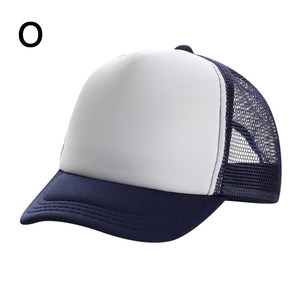 1PCS Della Protezione Dei Bambini Casual Maglia Pianura Berretto Da Baseball Regolabile Cappelli di Snapback Per Il Ragazzo Ragazza Hip Hop Trucker Cap Streetwear cappello papà: O