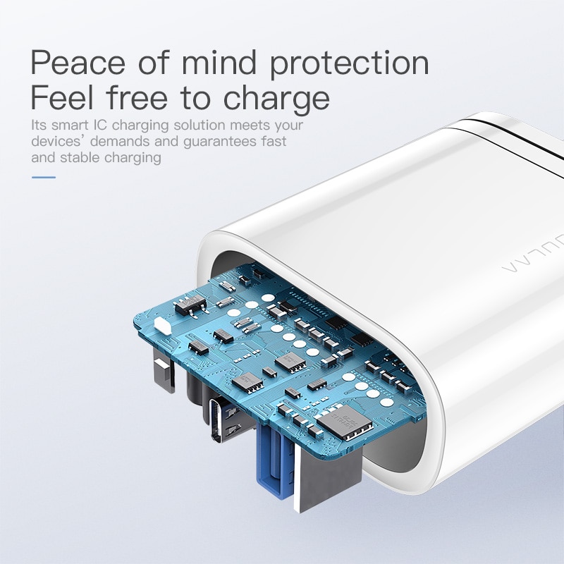 KUULAA PD caricabatterie Quick Charge 4.0 3.0 36W caricatore USB PD 3.0 caricabatterie rapido per telefono per Xiaomi Mi 9 8 iPhone X XR XS Max