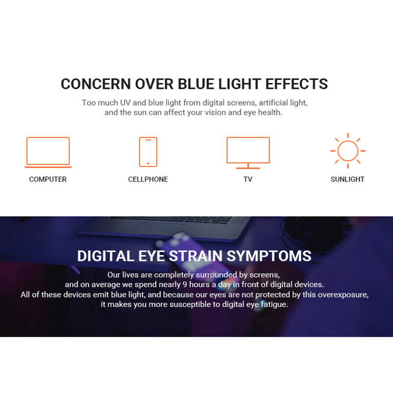 1.61 índice anti-azul ray prescrição lentes asféricas lentes de proteção de computador anti-radiação óptica miopia hyperopia lente