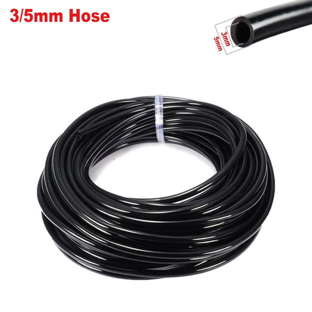 5m 3/5mm 4/7mm 8/12mm Hose PVC Micro Drip Irrigation Tube Plants Sprinkler Pipe Greenhouse Agriculture Micro Irrigation Hose: 3l5mm hose
